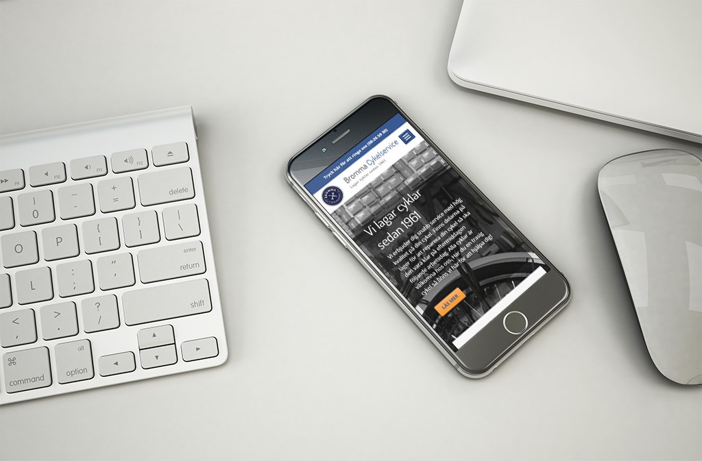 iPhone 6 Anpassade Hemsida