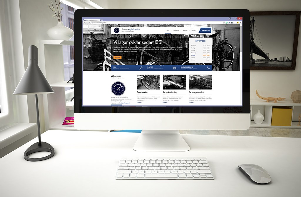 Ny hemsida med responsive design